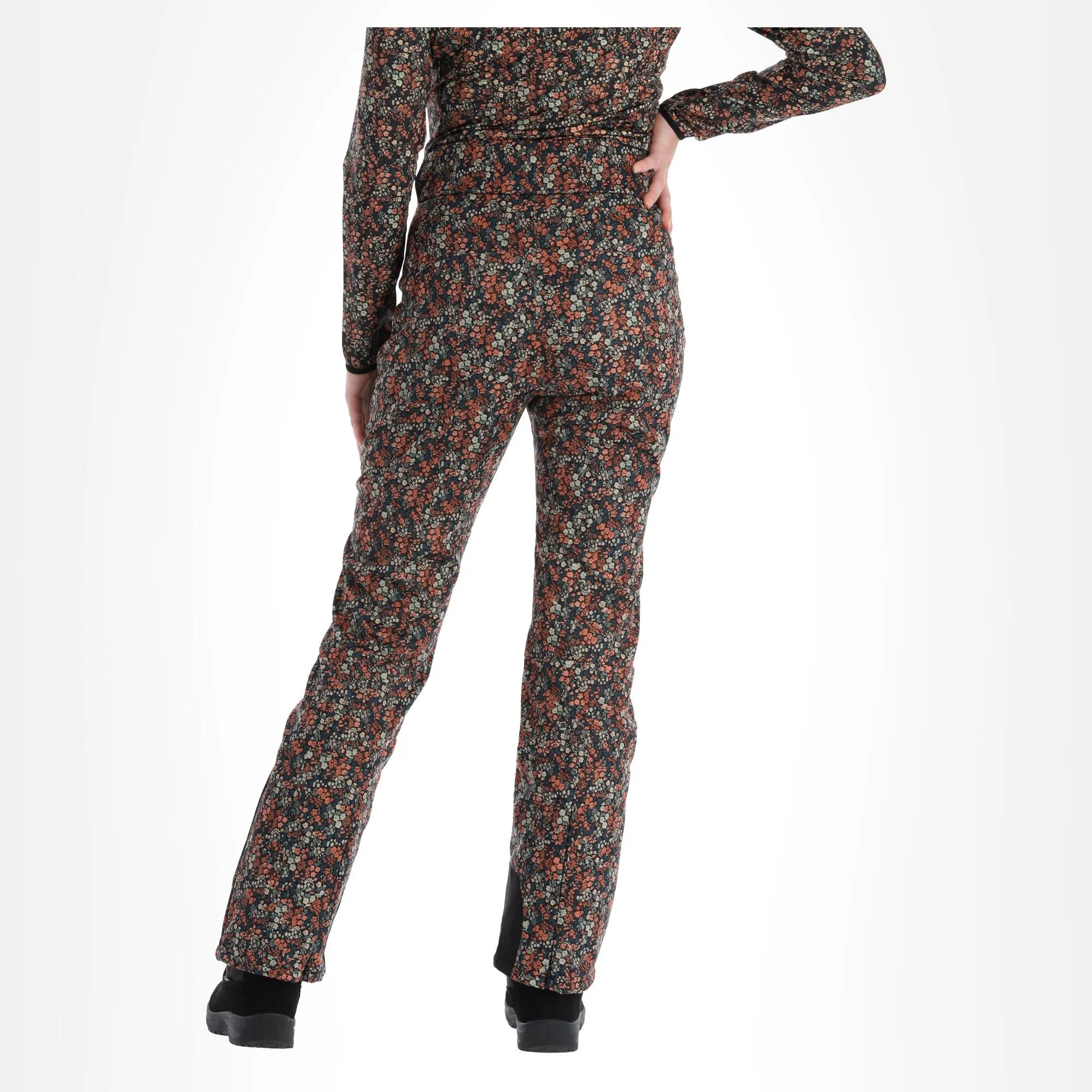 Brunotti, Sunpeak-Flower Softshell Skihose Damen Hazel Braun 5 Brunotti, Sunpeak-Flower Softshell Skihose Damen Hazel Braun – Bild 3