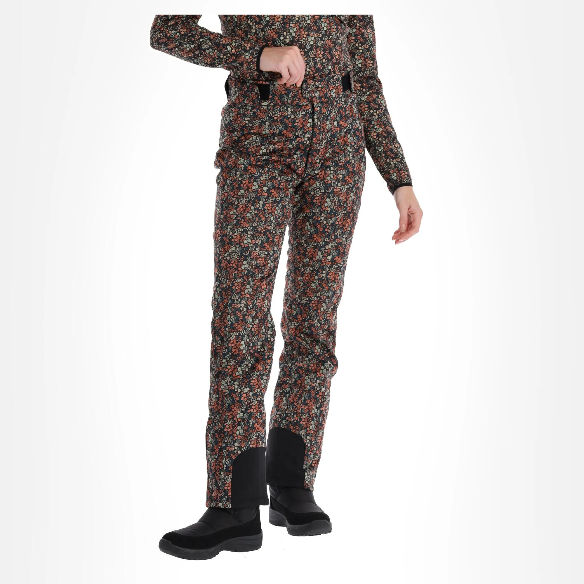 Brunotti, Sunpeak-Flower Softshell Skihose Damen Hazel Braun 6 Brunotti, Sunpeak-Flower Softshell Skihose Damen Hazel Braun – Bild 4