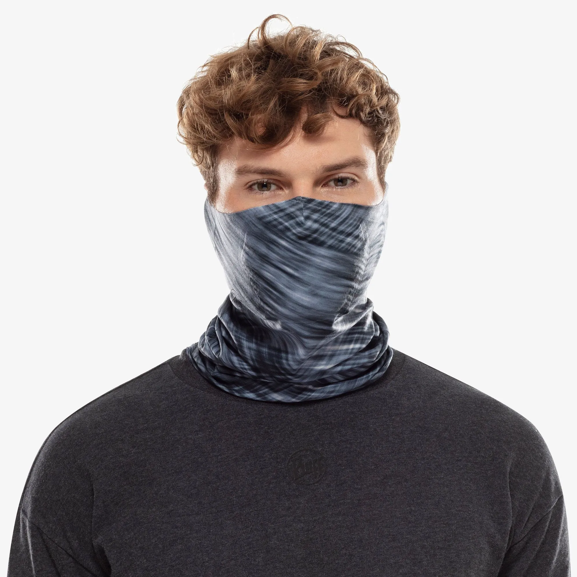 Buff, Filter Tube Schal Unisex Schwarz 7 Buff, Filter Tube Schal Unisex Schwarz – Bild 5