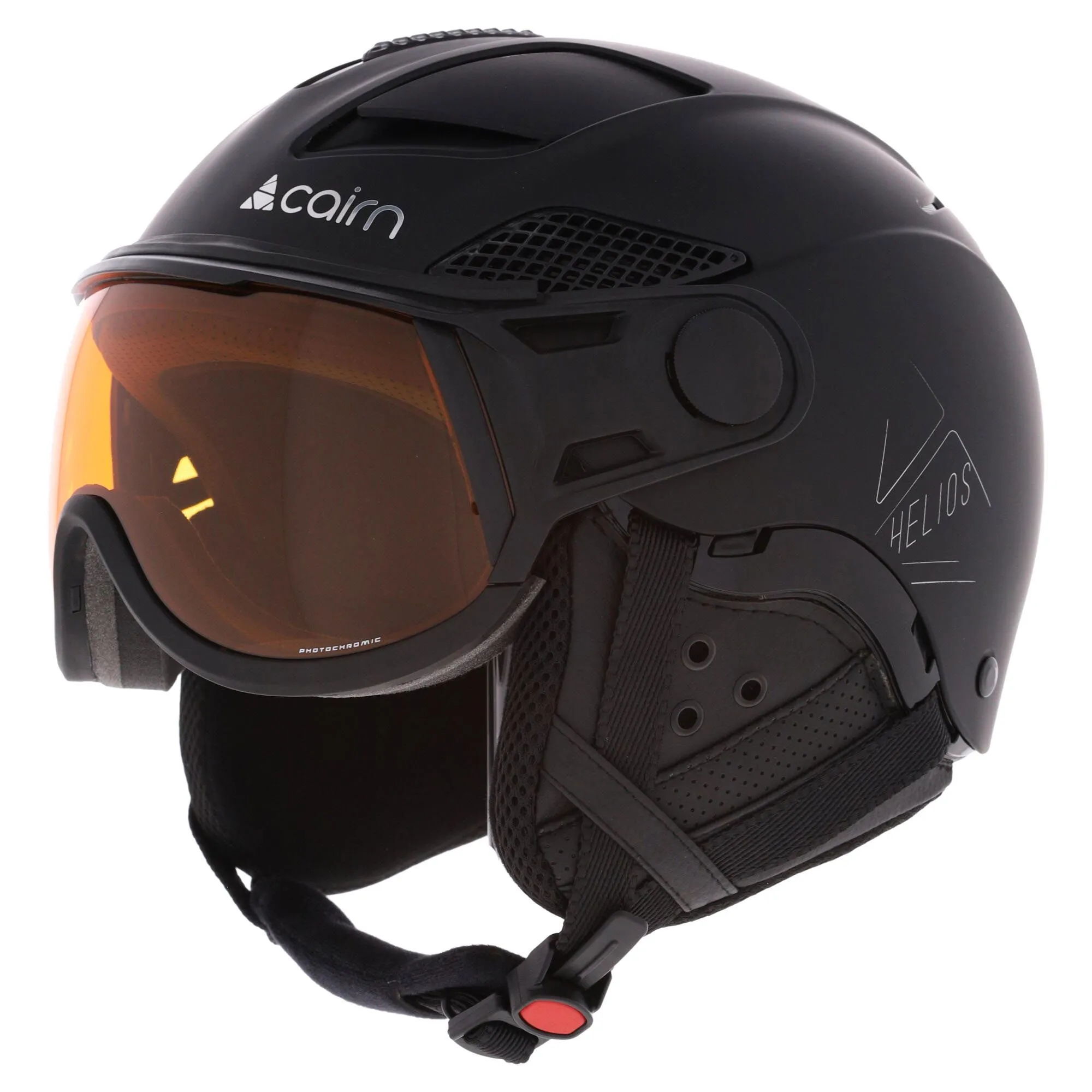 Cairn, Helios Photochromic Skihelm Mit Visier Unisex Mat Schwarz 3 Cairn, Helios Photochromic Skihelm Mit Visier Unisex Mat Schwarz