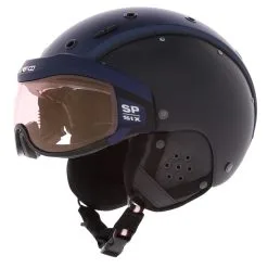 Casco, Sp-6 Visor Skihelm Mit Visier Unisex Navy Blau, Schwarz