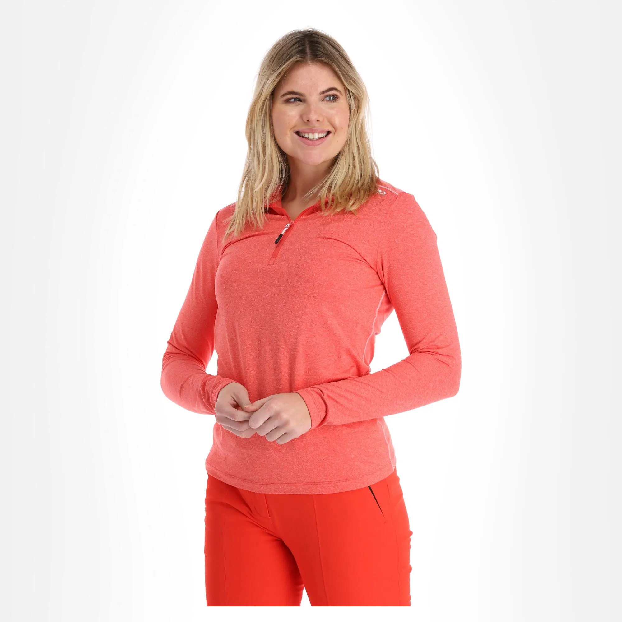 CMP, 30L1076 Pullover Damen Grenadine Melange Rot 4 CMP, 30L1076 Pullover Damen Grenadine Melange Rot – Bild 2