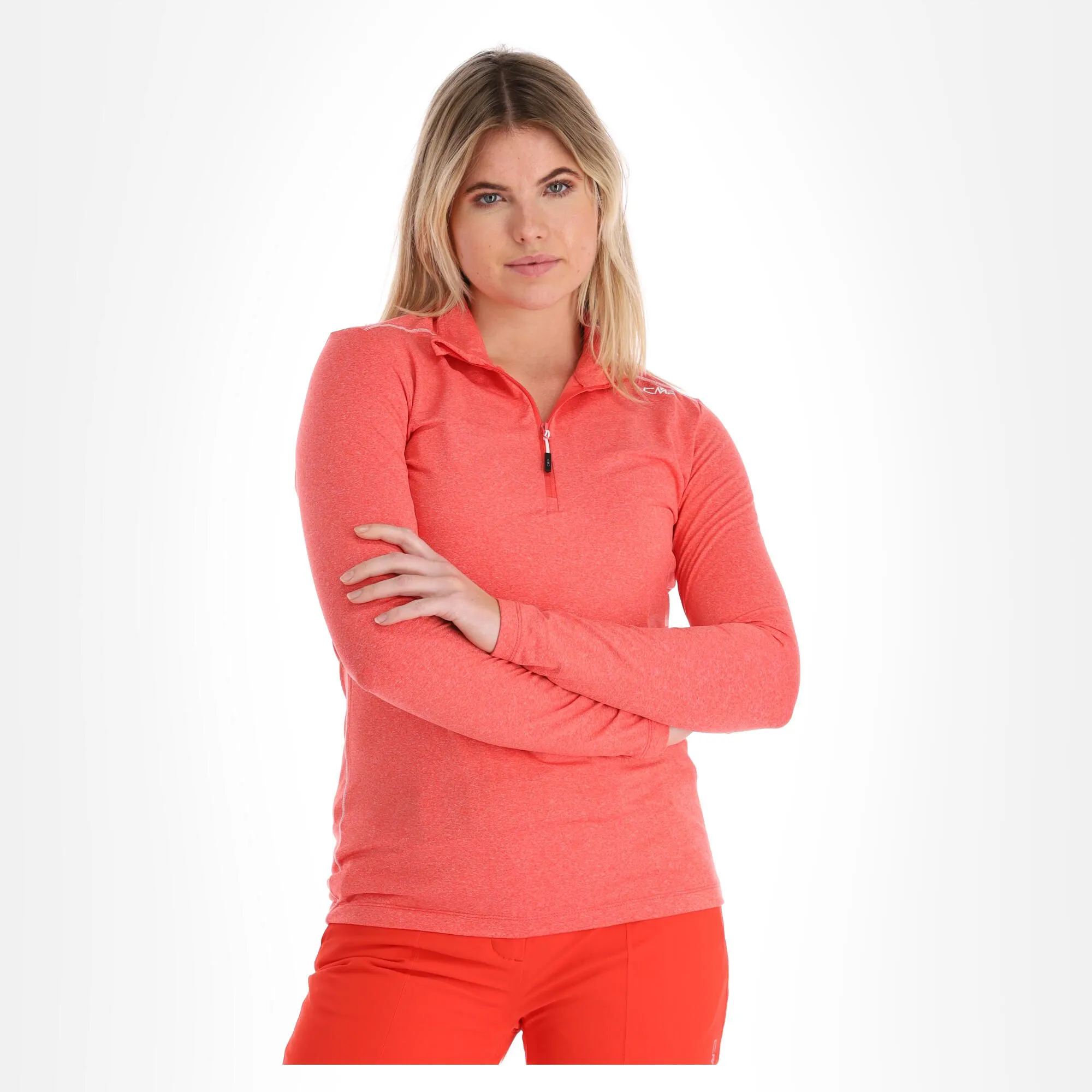 CMP, 30L1076 Pullover Damen Grenadine Melange Rot 6 CMP, 30L1076 Pullover Damen Grenadine Melange Rot – Bild 4