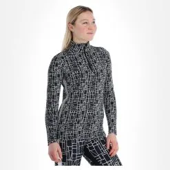 CMP, 31L1016 Pullover Damen Schwarz, Weiß -Icepeak Geschaft cmp 31l1016 ga ski pully dames wit zwart 22cmpxx112v2 BI 04