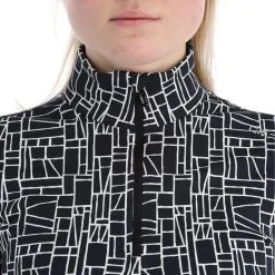 CMP, 31L1016 Pullover Damen Schwarz, Weiß -Icepeak Geschaft cmp 31l1016 ga ski pully dames wit zwart 22cmpxx112v2 BI 05