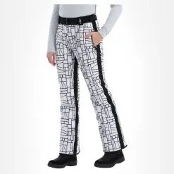 CMP, 31W0046 Skihose Damen Schwarz, Weiß -Icepeak Geschaft cmp 31w0046 ba skibroek gevoerd dames wit zwart 22cmpxx117v1 BI 02