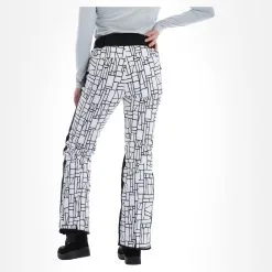 CMP, 31W0046 Skihose Damen Schwarz, Weiß -Icepeak Geschaft cmp 31w0046 ba skibroek gevoerd dames wit zwart 22cmpxx117v1 BI 03