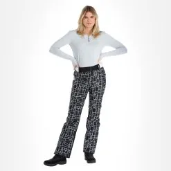 CMP, 31W0046 Skihose Damen Schwarz, Weiß