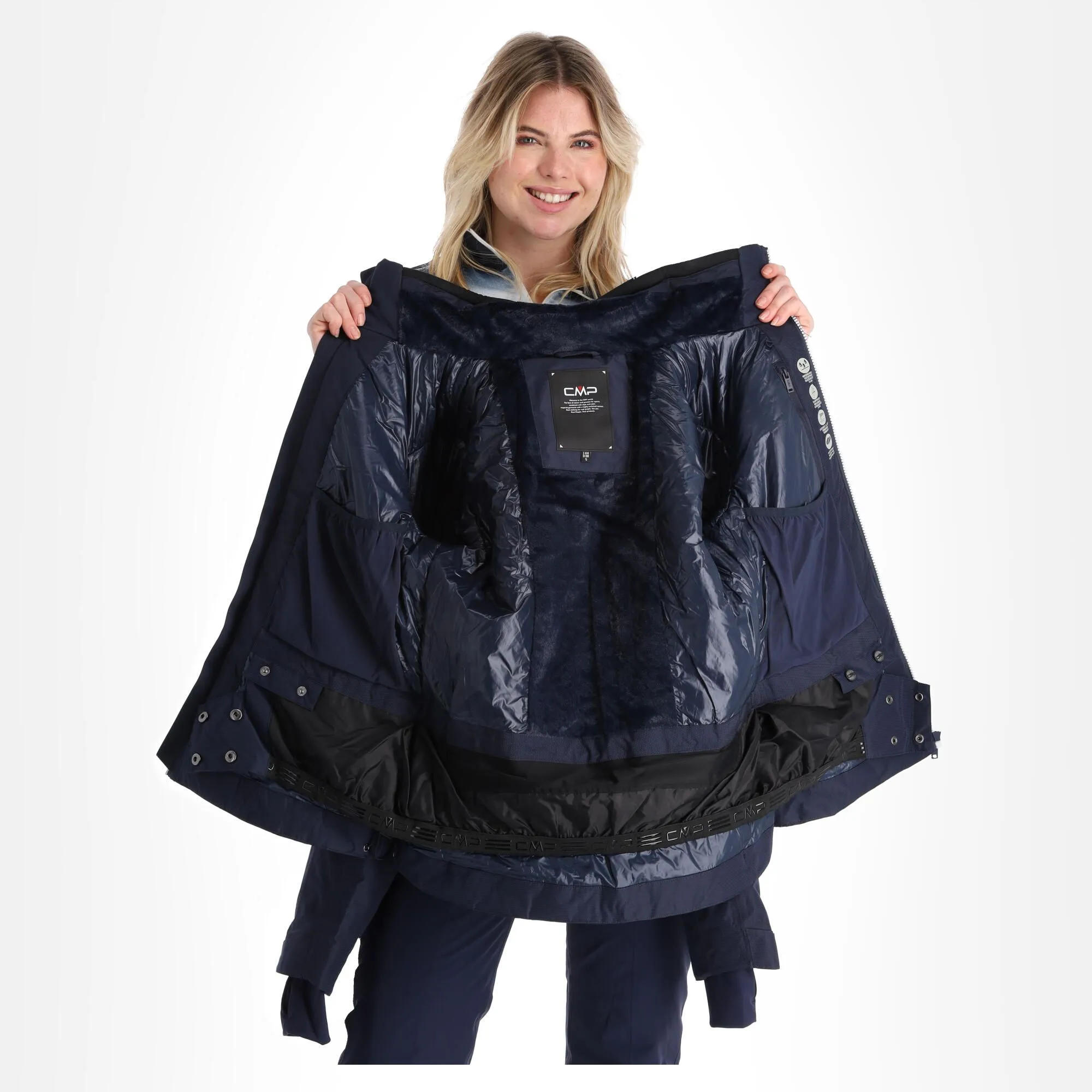 CMP, 31W0056 Skijacke Damen Blau 8 CMP, 31W0056 Skijacke Damen Blau – Bild 6