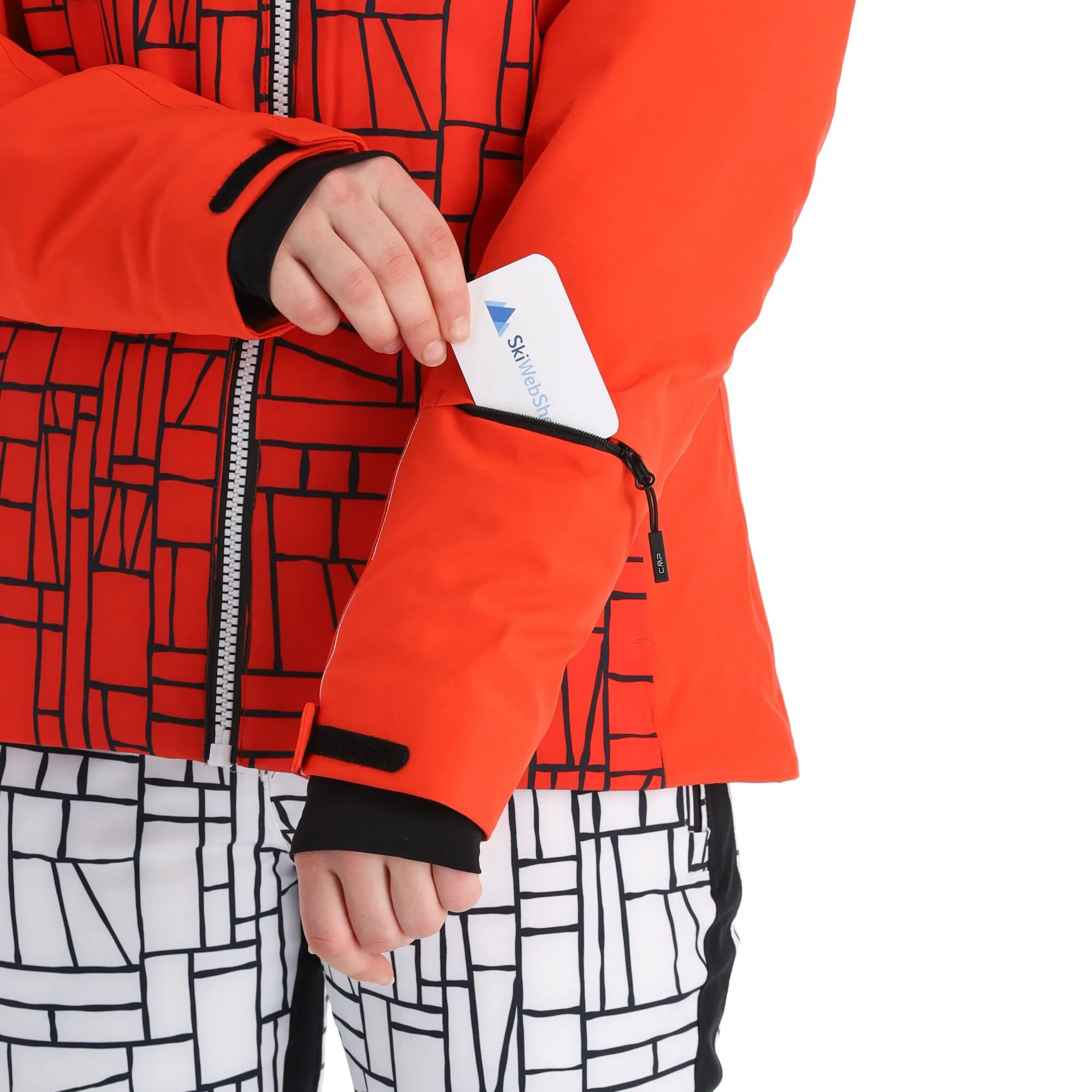 CMP, 31W0076 Skijacke Damen Grenadine Rot 10 CMP, 31W0076 Skijacke Damen Grenadine Rot – Bild 8