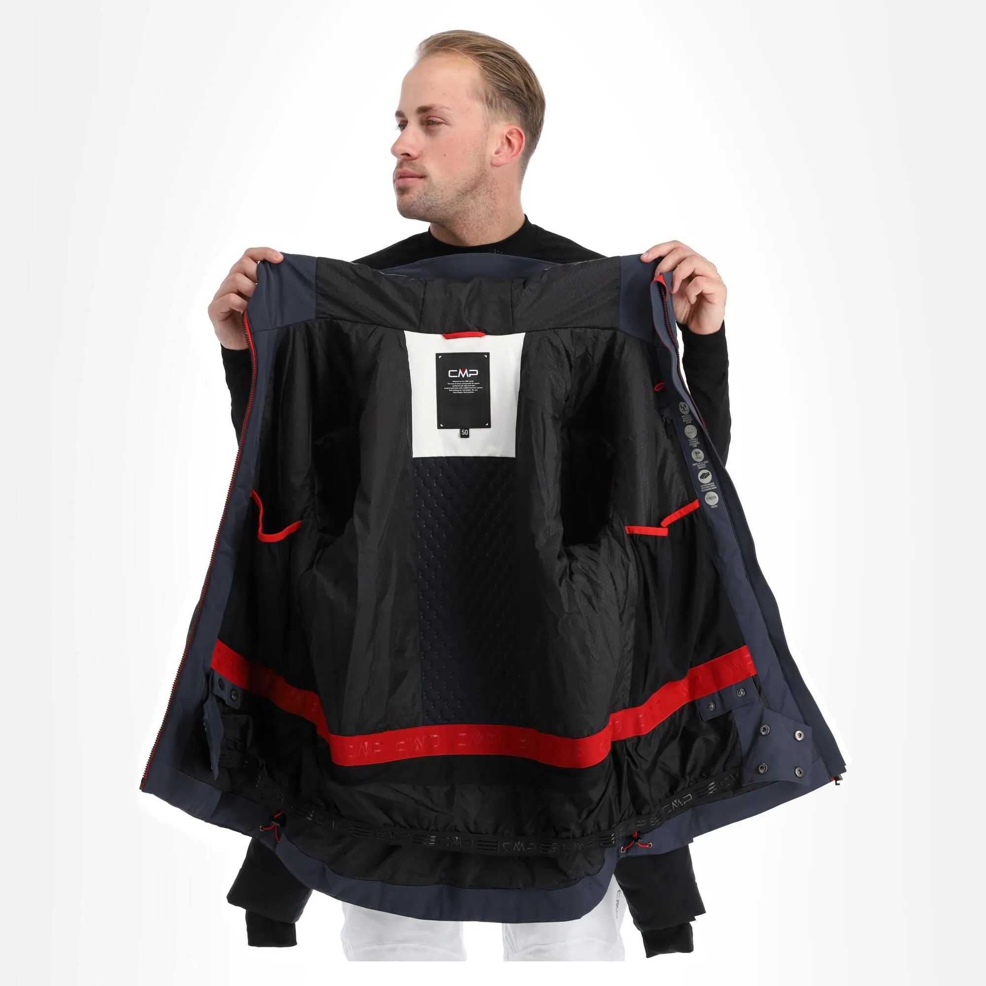 CMP, 31W0097 Skijacke Herren Titanio Grau 8 CMP, 31W0097 Skijacke Herren Titanio Grau – Bild 6