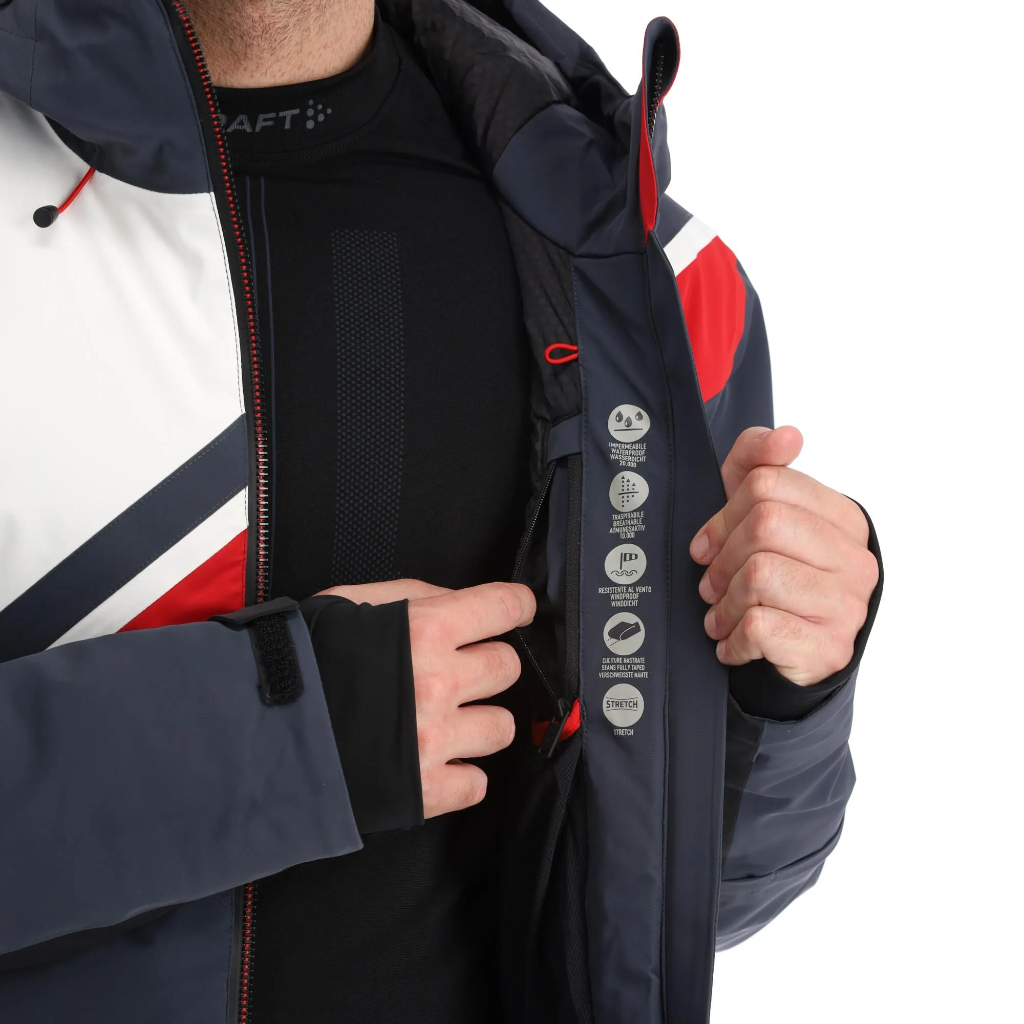 CMP, 31W0097 Skijacke Herren Titanio Grau 10 CMP, 31W0097 Skijacke Herren Titanio Grau – Bild 8