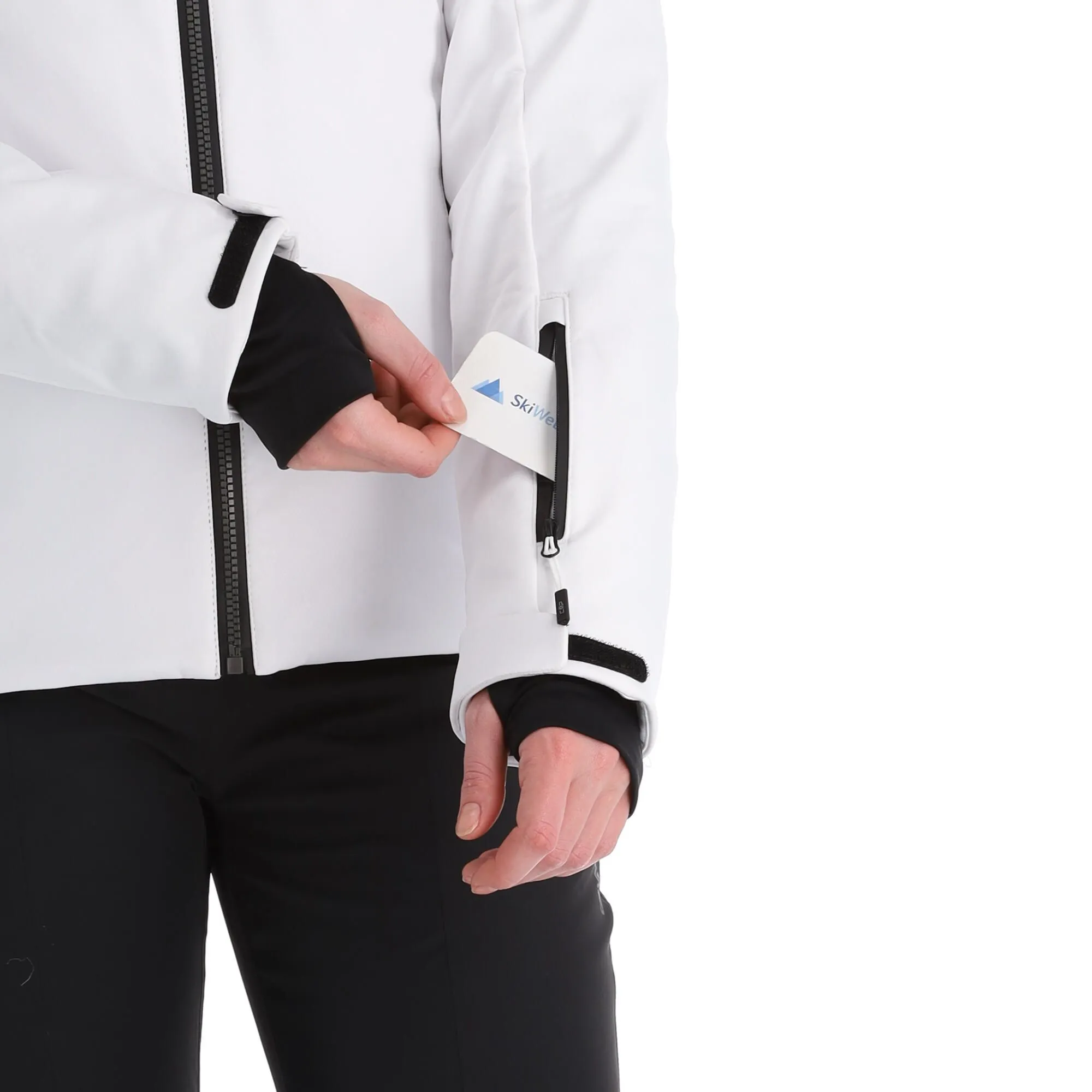 CMP, 31W0196F Skijacke Damen Weiß 10 CMP, 31W0196F Skijacke Damen Weiß – Bild 8