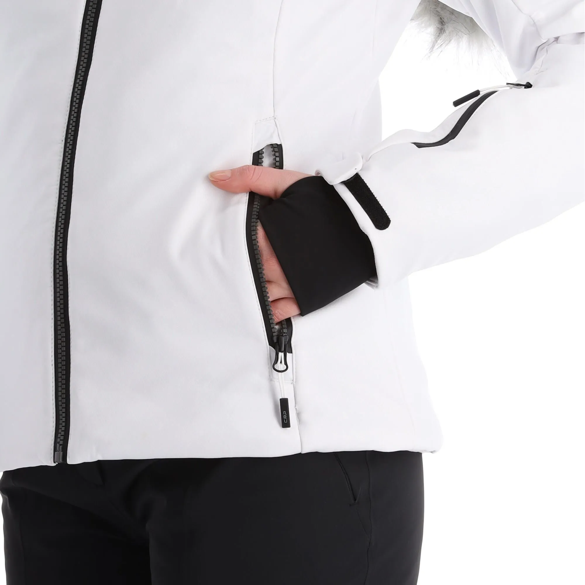 CMP, 31W0196F Skijacke Damen Weiß 13 CMP, 31W0196F Skijacke Damen Weiß – Bild 11