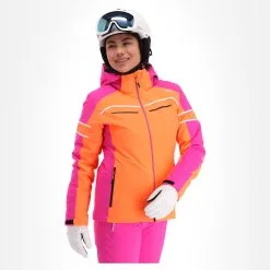 CMP, 31W0216 Skijacke Damen Flamingo Fluo Orange -Icepeak Geschaft cmp 31w0216 aa jas gevoerd dames flamingo fluo oranje 22cmpxx125v5 BI 04