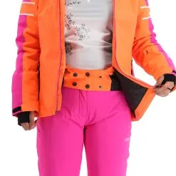 CMP, 31W0216 Skijacke Damen Flamingo Fluo Orange -Icepeak Geschaft cmp 31w0216 aa jas gevoerd dames flamingo fluo oranje 22cmpxx125v5 BI 09
