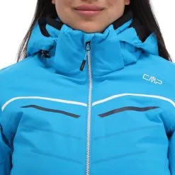 CMP, 31W0216 Skijacke Damen Turquioise Blau -Icepeak Geschaft cmp 31w0216 aa jas gevoerd dames turquioise blauw 22cmpxx125v3 BI 07