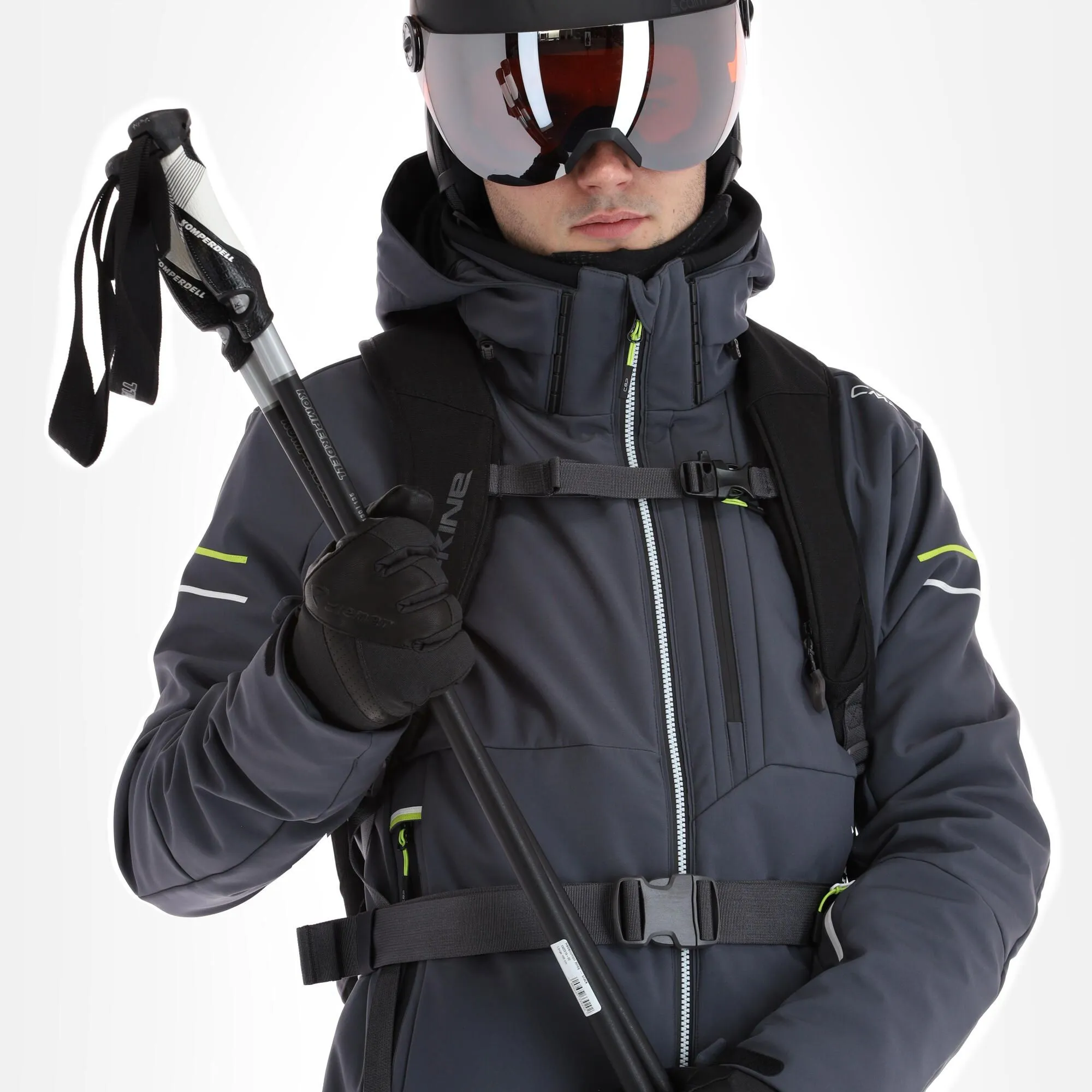 CMP, 32W0157 Skijacke Herren Titanio Grau 7 CMP, 32W0157 Skijacke Herren Titanio Grau – Bild 5