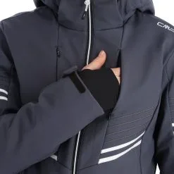 CMP, 32W0226 Skijacke Damen Titanio Grau -Icepeak Geschaft cmp 32w0226 aa jas gevoerd dames titanio grijs 22cmpxx143v4 BI 11