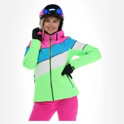 CMP, 32W0236 Skijacke Damen Apple Fluo Grün -Icepeak Geschaft cmp 32w0236 aa jas gevoerd dames apple fluo groen 22cmpxx144v3 BI 02