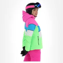 CMP, 32W0236 Skijacke Damen Apple Fluo Grün -Icepeak Geschaft cmp 32w0236 aa jas gevoerd dames apple fluo groen 22cmpxx144v3 BI 03