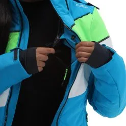 CMP, 32W0236 Skijacke Damen Turquioise Blau -Icepeak Geschaft cmp 32w0236 aa jas gevoerd dames turquioise blauw 22cmpxx144v1 BI 12