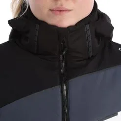 CMP, 32W0236 Skijacke Damen Schwarz -Icepeak Geschaft cmp 32w0236 aa jas gevoerd dames zwart 22cmpxx144v4 BI 07