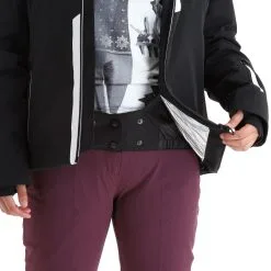 CMP, 32W0246 Skijacke Damen Schwarz -Icepeak Geschaft cmp 32w0246 aa jas gevoerd dames zwart 22cmpxx145v1 BI 08