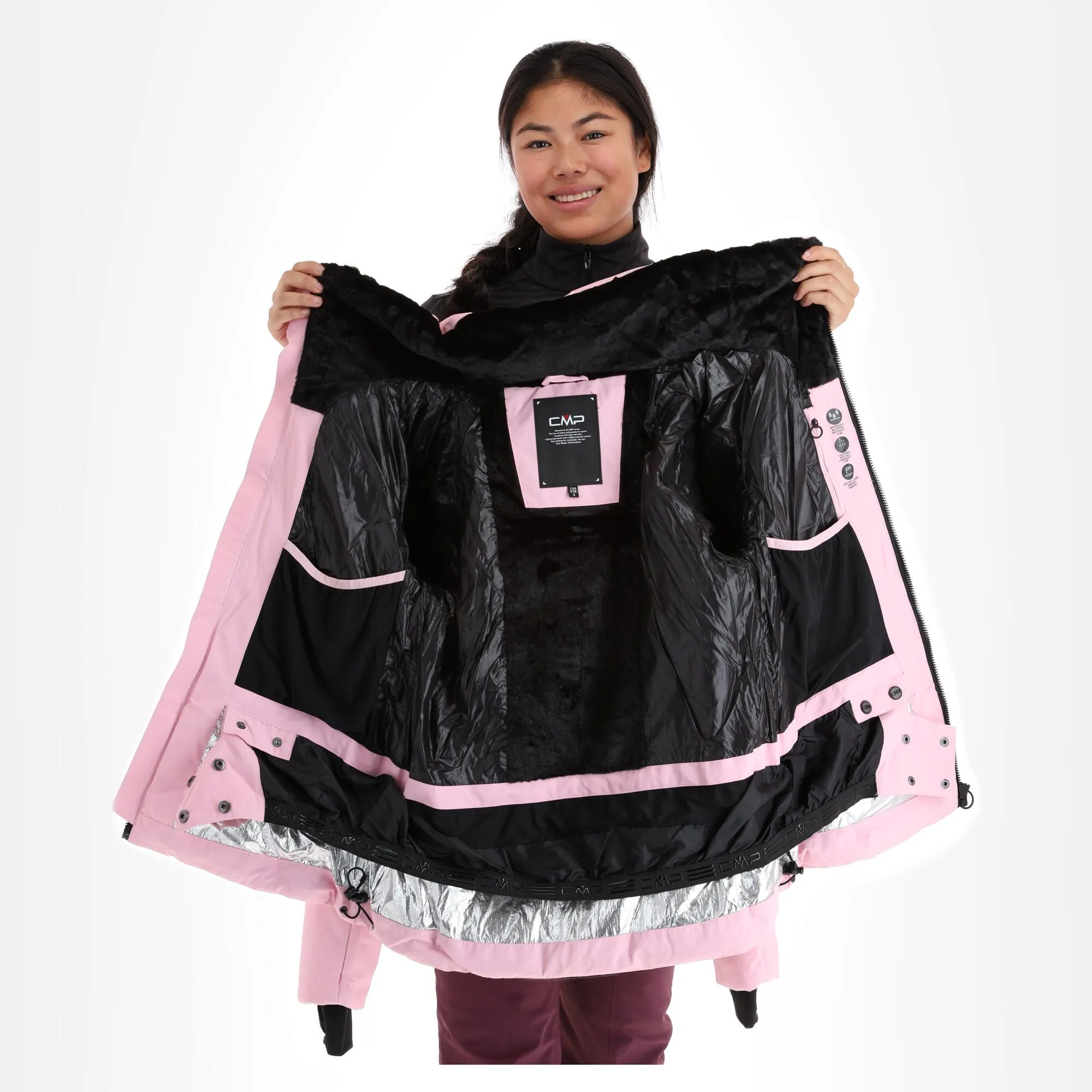 CMP, 32W0266 Skijacke Damen Rosa 8 CMP, 32W0266 Skijacke Damen Rosa – Bild 6