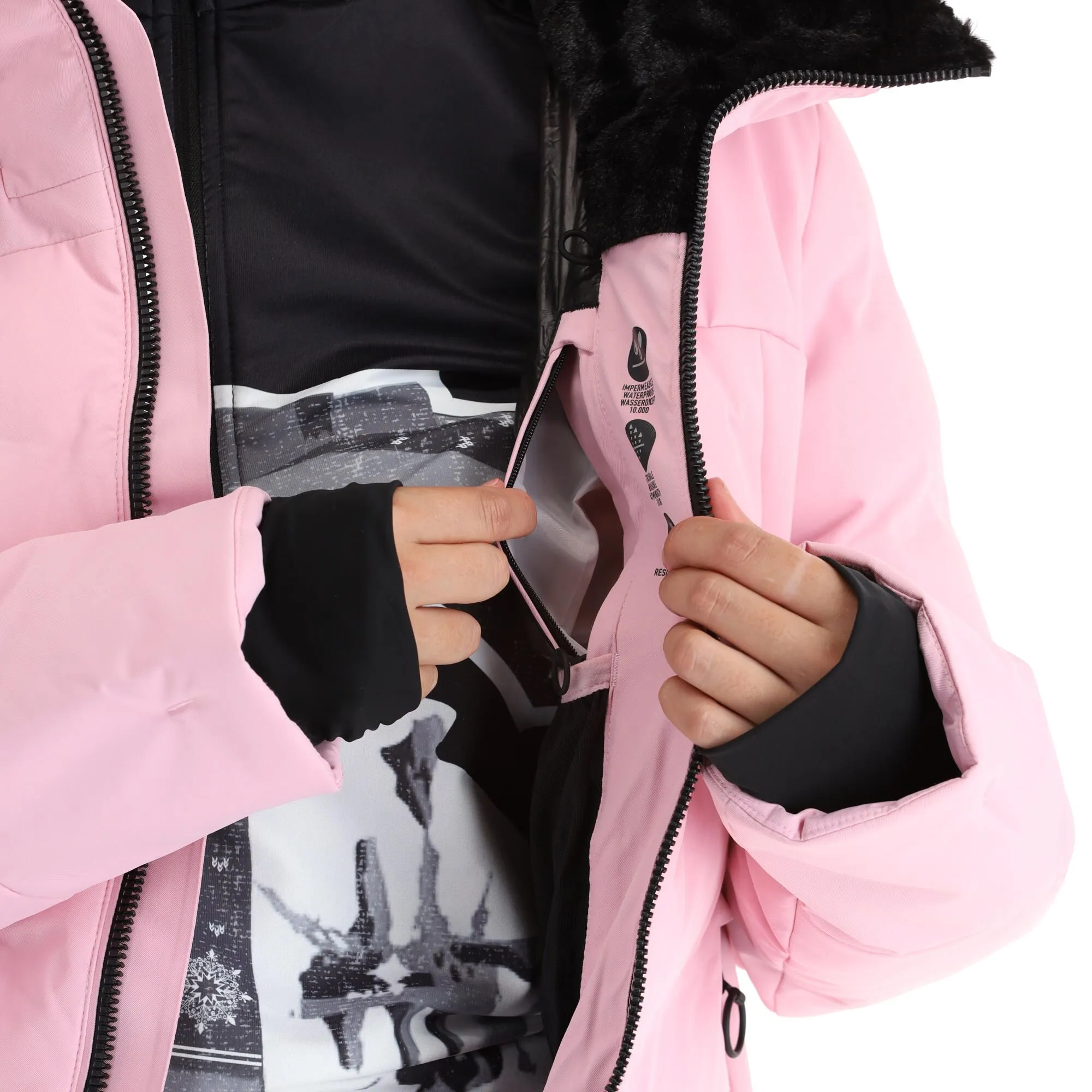 CMP, 32W0266 Skijacke Damen Rosa 12 CMP, 32W0266 Skijacke Damen Rosa – Bild 10