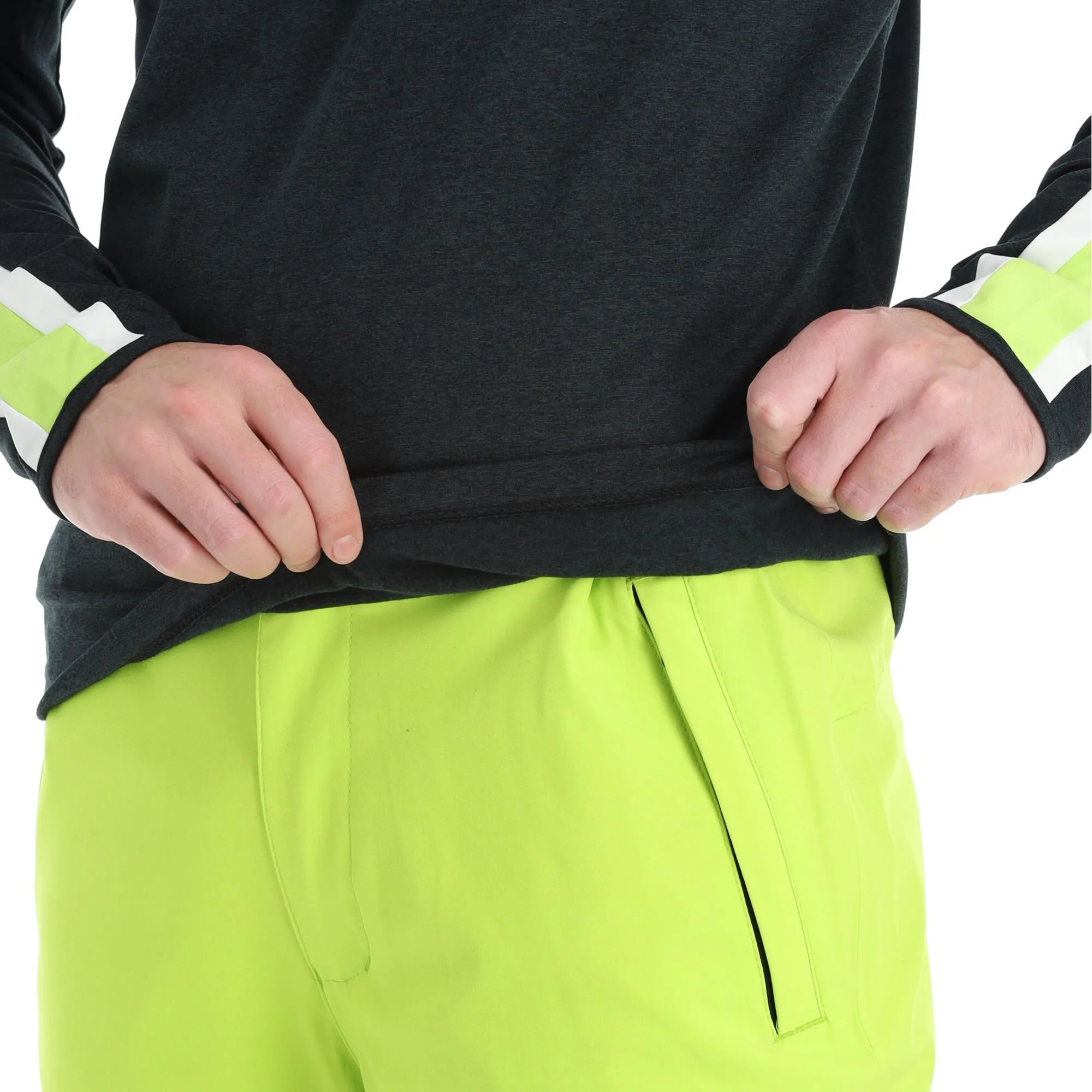 CMP, 39L2577 Pullover Herren Acid Melange Grün, Schwarz 8 CMP, 39L2577 Pullover Herren Acid Melange Grün, Schwarz – Bild 6