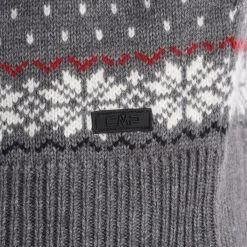 CMP, 7H57200N Pullover Herren Smoke Melange Grau -Icepeak Geschaft cmp 7h57200n eb trui heren smoke melange grijs 22cmpxx158v1 BI 06