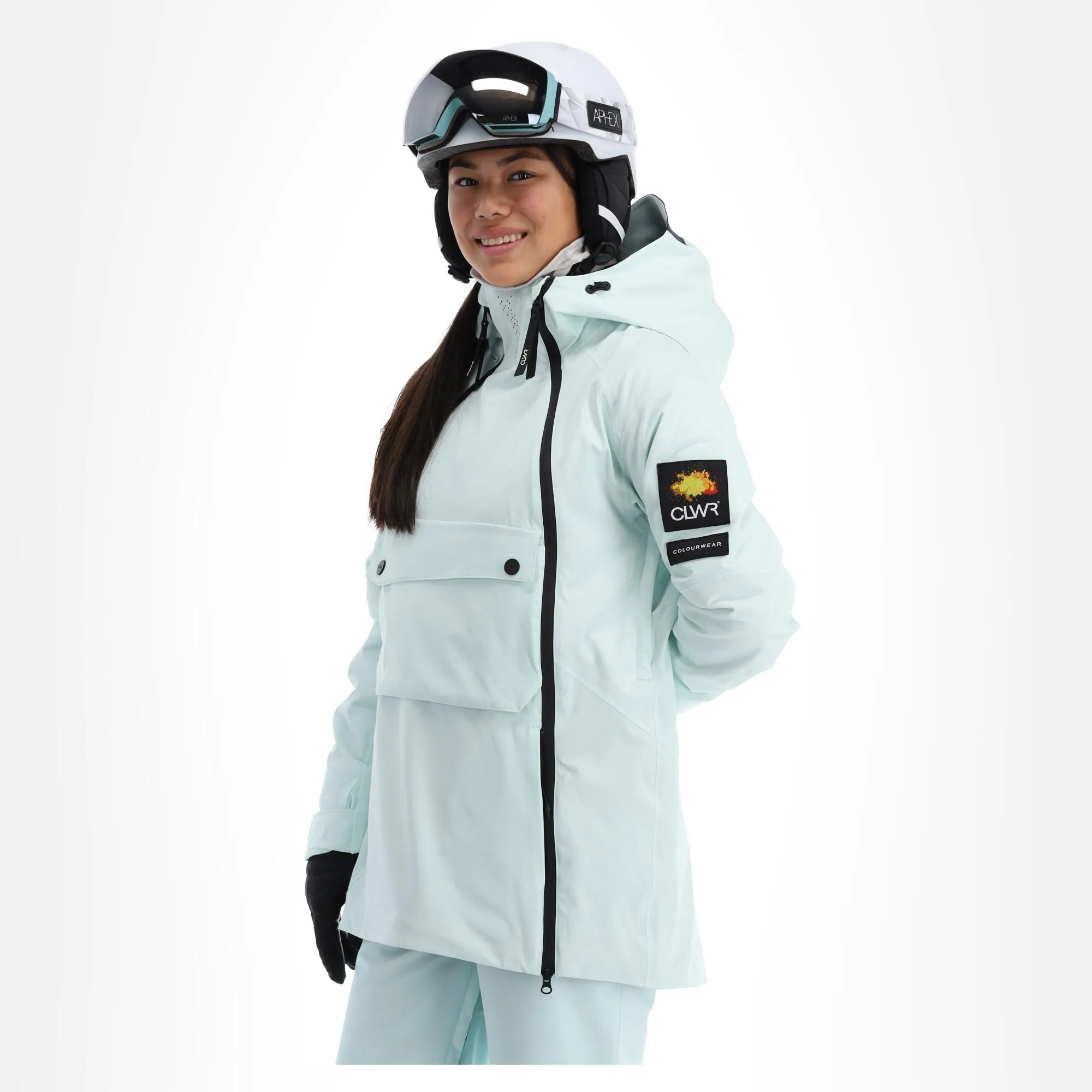 ColourWear, Cake 2.0 Jackorak Skijacke Damen Light Turquoise Blau 6 ColourWear, Cake 2.0 Jackorak Skijacke Damen Light Turquoise Blau – Bild 4