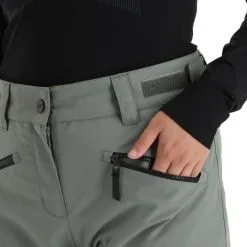 ColourWear, Cork Pant Skihose Damen Grey Grün -Icepeak Geschaft colourwear cork pant ba skibroek gevoerd dames grey groen 22colou111v5 BI 06