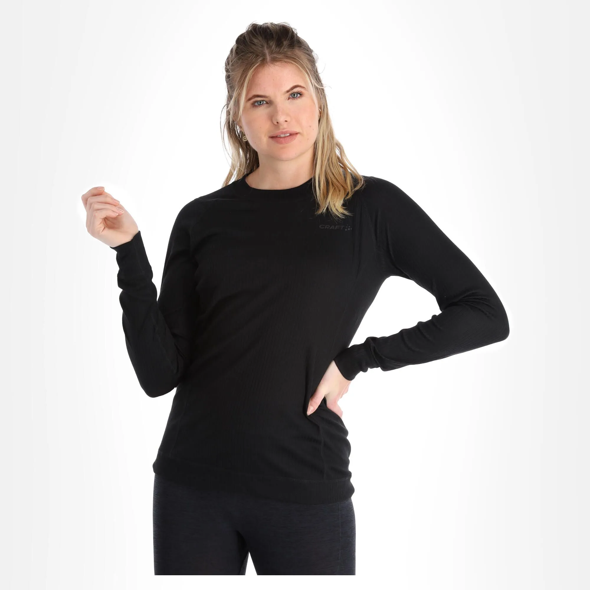 Craft, Core 2-Pack Baselayer Tops Thermoshirt Damen Flow Blau, Schwarz 7 Craft, Core 2-Pack Baselayer Tops Thermoshirt Damen Flow Blau, Schwarz – Bild 5