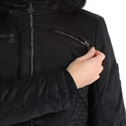 Dare 2b X Julien Macdonald, Mastery Skijacke Damen Schwarz -Icepeak Geschaft dare 2b x julien macdonald mastery aa jas gevoerd dames zwart 22dare2162v2 BI 11