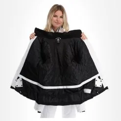 Dare2b, Crystallize Skijacke Damen Schwarz, Weiß -Icepeak Geschaft dare2b crystallize aa jas gevoerd dames wit zwart 22dare2160v1 BI 05