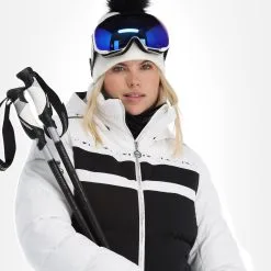 Dare2b, Crystallize Skijacke Damen Schwarz, Weiß -Icepeak Geschaft dare2b crystallize aa jas gevoerd dames wit zwart 22dare2160v1 BI 06