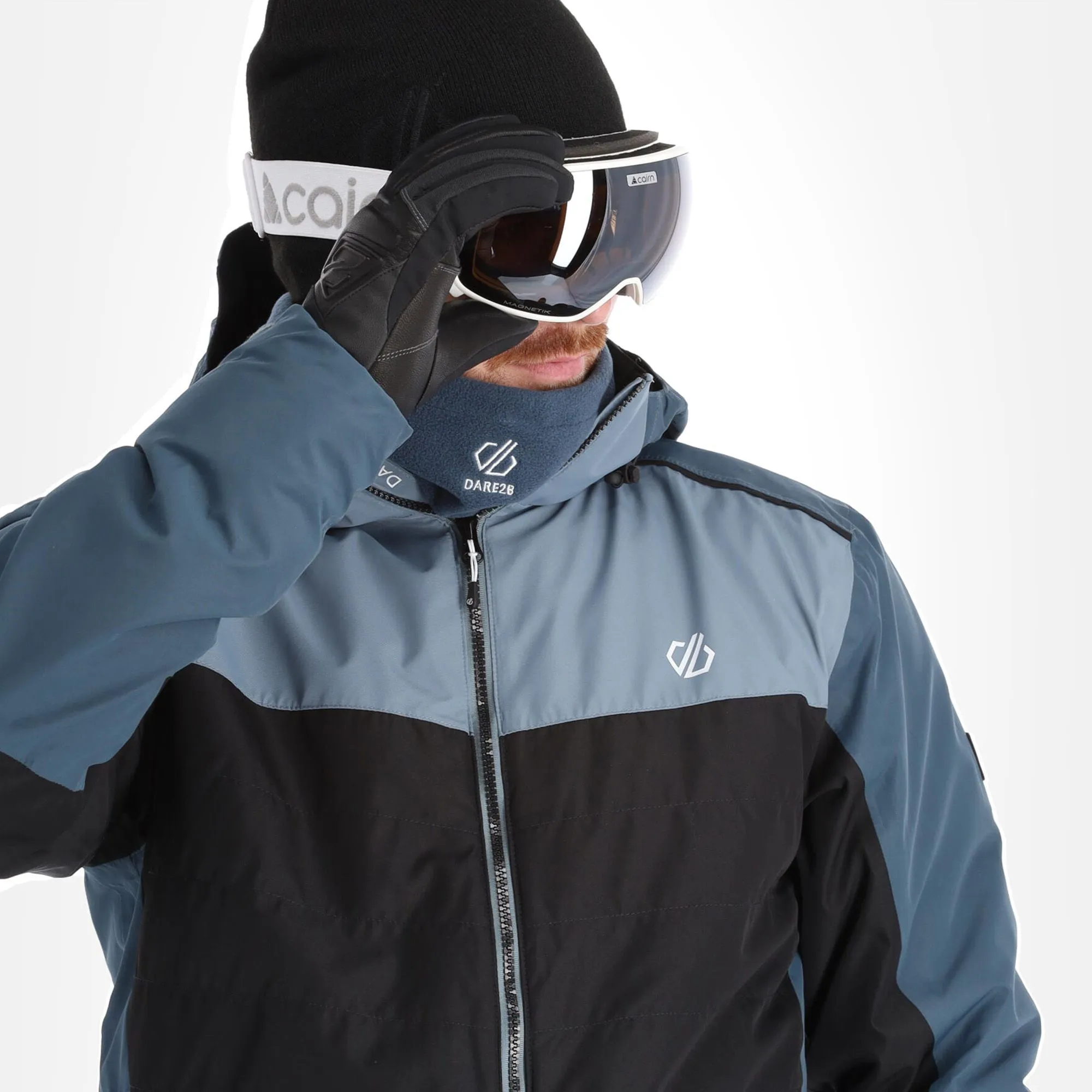 Dare2b, Embodied Skijacke Herren Grau, Schwarz 8 Dare2b, Embodied Skijacke Herren Grau, Schwarz – Bild 6