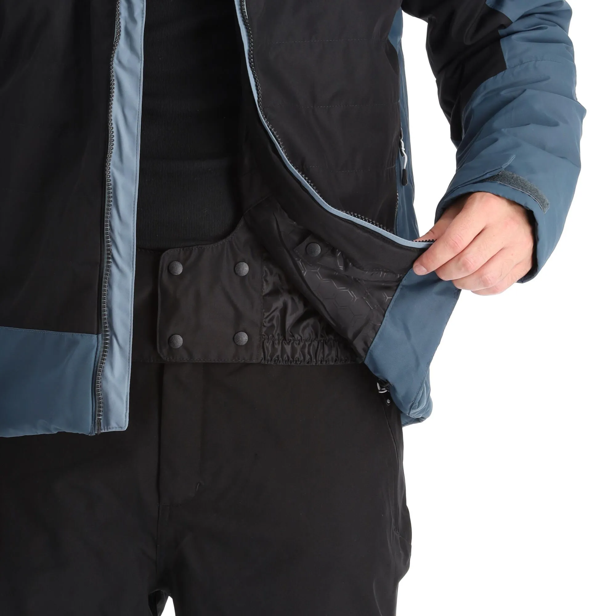 Dare2b, Embodied Skijacke Herren Grau, Schwarz 10 Dare2b, Embodied Skijacke Herren Grau, Schwarz – Bild 8