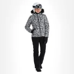 Dare2b, Glamorize III Skijacke Damen Leopard Fusion Print Schwarz, Weiß