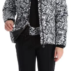 Dare2b, Glamorize III Skijacke Damen Leopard Fusion Print Schwarz, Weiß -Icepeak Geschaft dare2b glamorize iii aa jas gevoerd dames leopard fusion print 22dare2159v4 BI 08