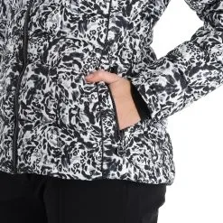 Dare2b, Glamorize III Skijacke Damen Leopard Fusion Print Schwarz, Weiß -Icepeak Geschaft dare2b glamorize iii aa jas gevoerd dames leopard fusion print 22dare2159v4 BI 10