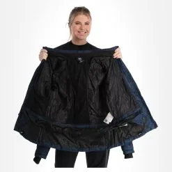 Dare2b, Glamorize III Skijacke Damen Leopard Fusion Print Moonlight Denim Blau -Icepeak Geschaft dare2b glamorize iii aa jas gevoerd dames leopard fusion print 22dare2159v5 BI 06