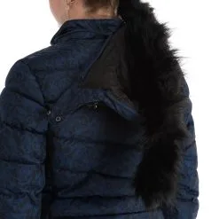 Dare2b, Glamorize III Skijacke Damen Leopard Fusion Print Moonlight Denim Blau -Icepeak Geschaft dare2b glamorize iii aa jas gevoerd dames leopard fusion print 22dare2159v5 BI 09