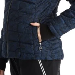 Dare2b, Glamorize III Skijacke Damen Leopard Fusion Print Moonlight Denim Blau -Icepeak Geschaft dare2b glamorize iii aa jas gevoerd dames leopard fusion print 22dare2159v5 BI 10