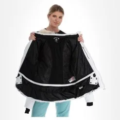 Dare2b, Glamorize III Skijacke Damen Weiß -Icepeak Geschaft dare2b glamorize iii aa jas gevoerd dames wit 22dare2159v2 BI 06