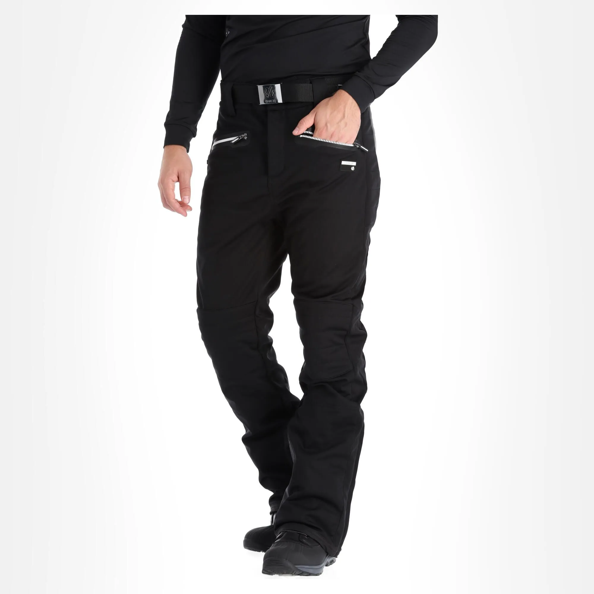 Dare2b, Rise Out II Softshell Skihose Herren Schwarz 6 Dare2b, Rise Out II Softshell Skihose Herren Schwarz – Bild 4