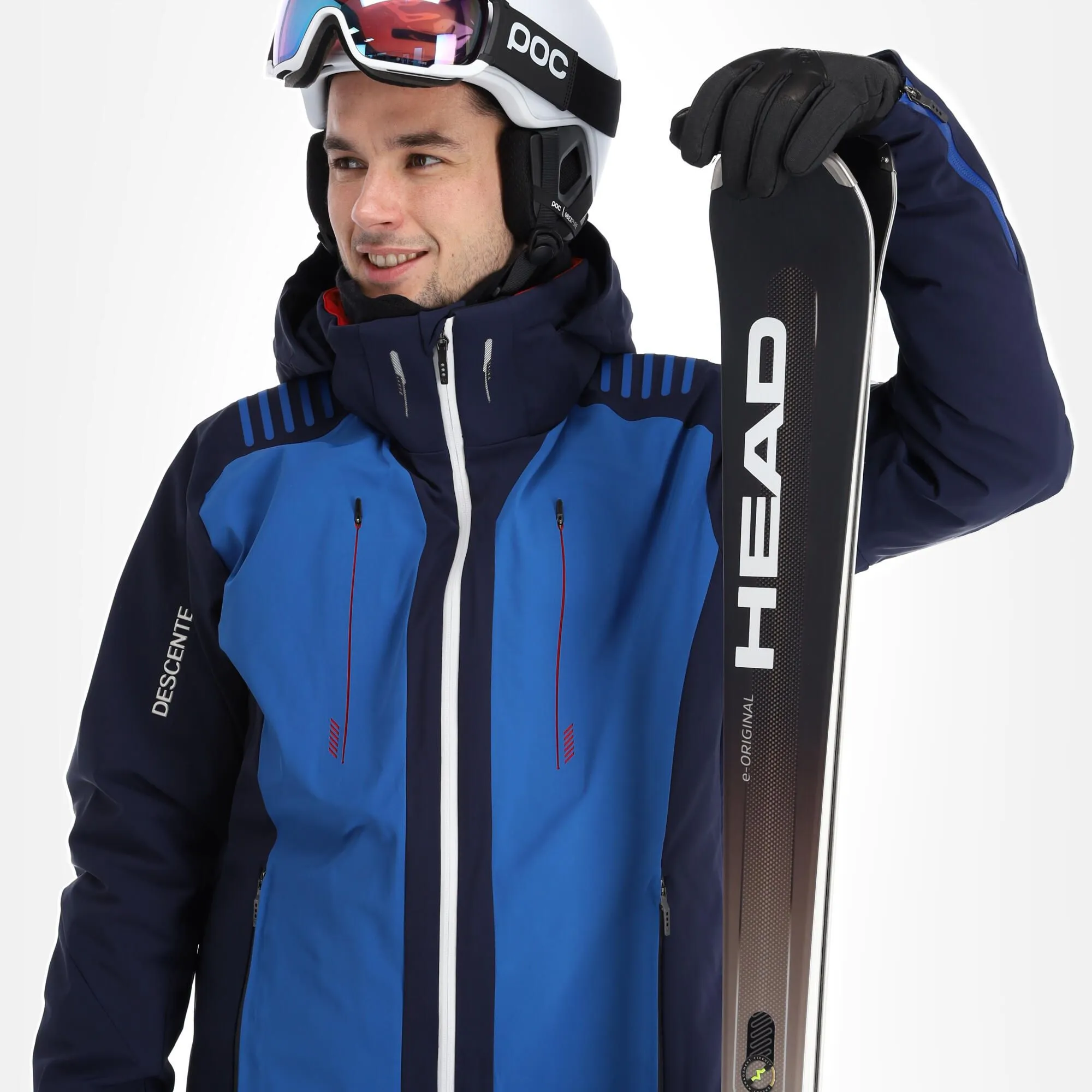 Descente, Swiss Skijacke Herren Dark Night Blau 7 Descente, Swiss Skijacke Herren Dark Night Blau – Bild 5