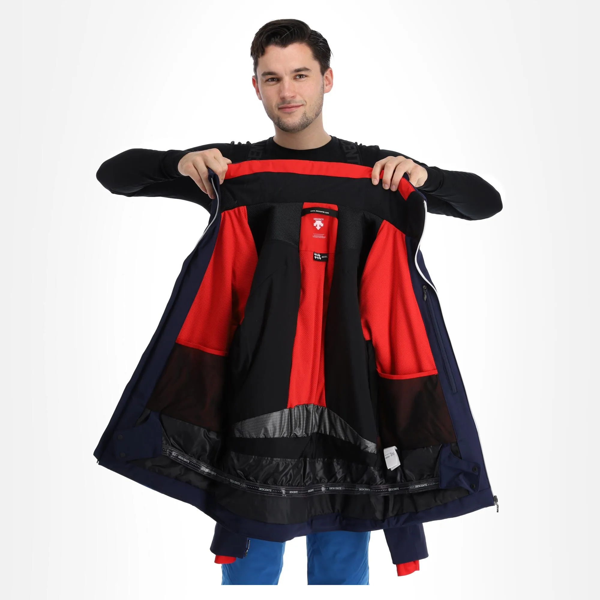 Descente, Swiss Skijacke Herren Dark Night Blau 8 Descente, Swiss Skijacke Herren Dark Night Blau – Bild 6